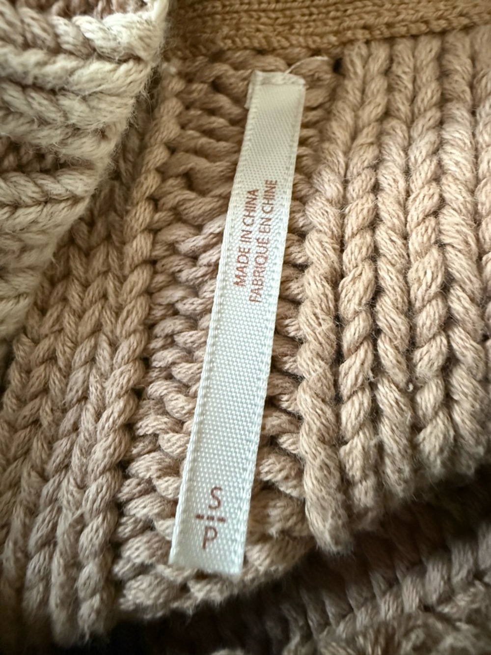 FREE PEOPLE Sweetheart Sweater in Sand Castle Size Small - Picture 8 of 10